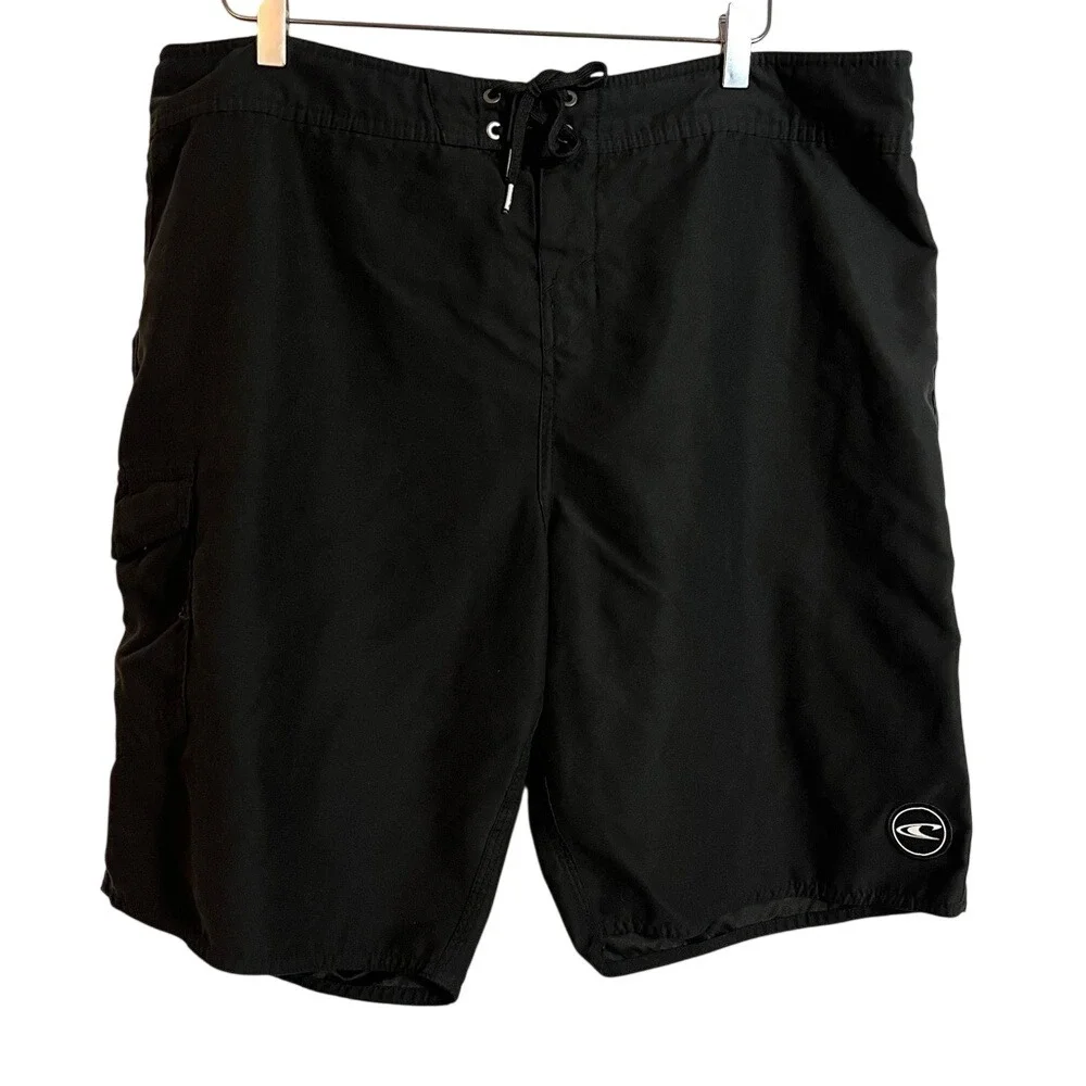 O'Neill Sportswear Men's Solid Board Shorts Swim‎ Trunks Black